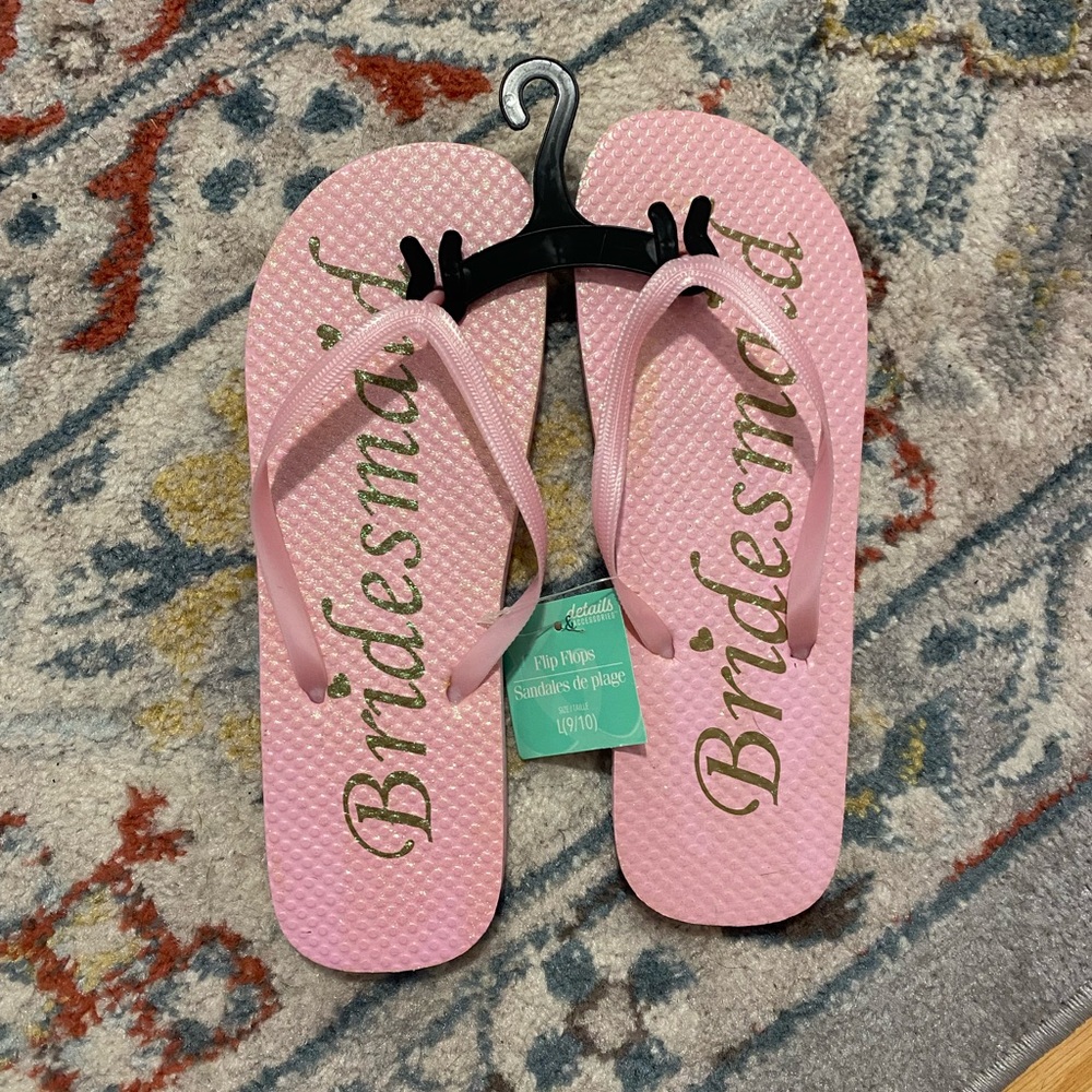 Brand New Bridesmaid Flip Flops